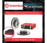 2x Brake Discs Pair Vented fits BMW 320D 2.0D Front 2004 on 312mm Set Brembo New