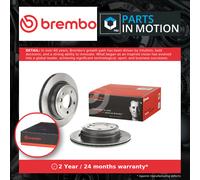 2x Brake Discs Pair Vented fits BMW 325 3.0 Rear 06 to 13 N53B30A 300mm Set New