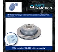 2x Brake Discs Pair Vented fits BMW 325D 2.0D Rear 13 to 16 N47D20D 300mm Set