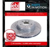 2x Brake Discs Pair Vented fits BMW 330 F30, F31 2.0 Rear 15 to 19 345mm Set New