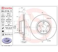 2x Brake Discs Pair Vented fits BMW 328 2.0 Front 11 to 18 330mm Set Brembo New