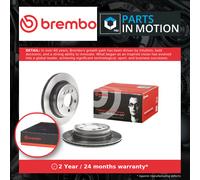 2x Brake Discs Pair Vented fits BMW 328 2.0 Rear 11 to 18 300mm Set Brembo New