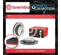 2x Brake Discs Pair Vented fits BMW 328 E36 2.8 Rear 95 to 99 276mm Set Brembo