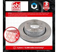 2x Brake Discs Pair Vented fits BMW 320 E46 2.2 Rear 00 to 06 276mm Set Febi New
