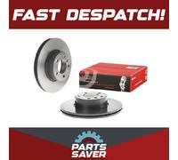 2x Brake Discs Pair Vented fits BMW 330 F30, F34 2.0 Front 2015 on 312mm Set New