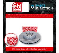 FEBI BILSTEIN Brake Disc 179565 - Front - Fits BMW 3/4/6/7 X3/X4/X5