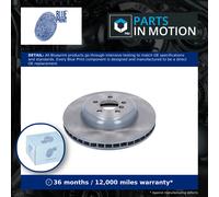 2x Brake Discs Pair Vented fits BMW 330D G20, G21 3.0D Front 2019 on B57D30A Set