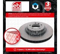 Febi Bilstein 44050 Brake Disc x1 Fits BMW 3 Series 330i 330xi 330i xDrive 335i