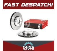 2x Brake Discs Pair Vented fits BMW 340 3.0 Front 2015 on B58B30A 340mm Set New