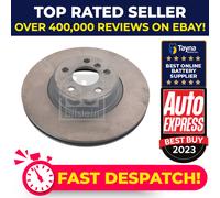 2x Brake Discs Pair Vented fits BMW 518F G31 2.0D Front 2020 on 330mm Set Febi