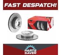 2x Brake Discs Pair Vented fits BMW 520D E60 2.0D Front 07 to 09 292mm Set New