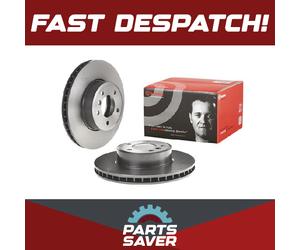 2x Brake Discs Pair Vented fits BMW 630 E63, E64 3.0 Front 04 to 10 324mm Set