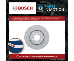 2x Brake Discs Pair Vented fits BMW 630 E63, E64 3.0 Front 04 to 10 324mm Set