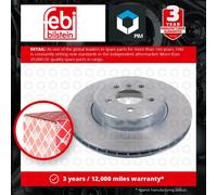 Febi Bilstein 104805 Brake Disc Fits BMW 5 Series 518d 520d xDrive 525d xDrive