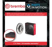 2x Brake Discs Pair Vented fits BMW 760 E65 6.0 Front 03 to 08 348mm Set Brembo