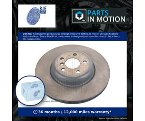 2x Brake Discs Pair Vented fits BMW 840 G14, G16 Rear 3.0 3.0D 2018 on 345mm Set