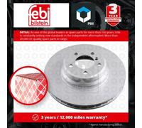 2x Brake Discs Pair Vented fits BMW X1 E84 3.0 Rear 10 to 11 N52B30A 300mm Set