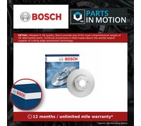Bosch BD1559 Brake Disc - 330 mm Vented High-Carbon Disc - Rear Axle - ECE-R90 Certified - Great Cooling and Noise Suppression, Advanced Corrosion protected - 1 Single Disc