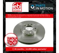 2x Brake Discs Pair Vented Front 332mm 21177 Febi Set 34116756045 34116765457