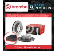 2x Brake Discs Pair Vented fits BMW X5 F15 2.0 Rear 15 to 18 320mm Brembo