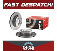 2x Brake Discs Pair Vented fits BMW X6 E71, F16 3.0 Rear 08 to 19 320mm Brembo
