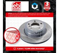 2x Brake Discs Pair Vented fits BMW X6 M50d E71 3.0D Rear 11 to 14 N57D30C 320mm
