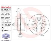 2x Brake Discs Pair Vented fits BMW Z4 E89 3.0 Rear 09 to 11 300mm Set Brembo
