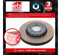 2x Brake Discs Pair Vented fits CHEVROLET CAPTIVA 3.2 Front 2006 on LU1 296mm