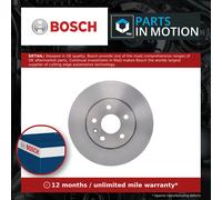 Bosch Brake Discs – Front Chevrolet Aveo T300 – 1.2/1.4/1.6/1.3D – Vented 276mm – Pair (2x)