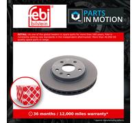 Ferdinand Bilstein Brake Discs 39195 - Vented 296mm Front for Vauxhall Insignia A 2.8 (08-17) Pair
