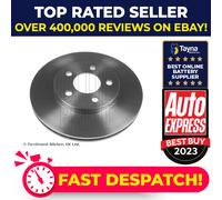 2x Brake Discs Pair Vented fits CHRYSLER LE BARON 2.5 Front 86 to 94 EDM 257mm