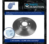 2x Brake Discs Pair Vented Front 257mm ADA104325 Blue Print Set 0004509718 New