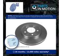 2x Brake Discs Pair Vented fits CHRYSLER VOYAGER 3.8 Front 95 to 01 EGH 282mm