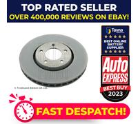2x Brake Discs Pair Vented fits CHRYSLER VOYAGER Mk3 2.4 Front 95 to 08 EDZ Set