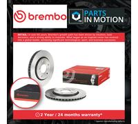 BREMBO 2x Brake Discs Vented Front Axle Braking Fits Chrysler Dodge Journey Fiat
