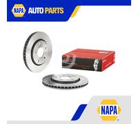 2x Brake Discs Pair Vented fits CHRYSLER VOYAGER Mk5 3.8 Front 2007 on EGL 302mm