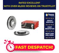 2x Brake Discs Pair Vented fits CHRYSLER YPSILON 9 Front 11 to 18 312A2.000 Set