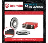 2x Brake Discs Pair Vented fits CITROEN BERLINGO Front 1996 on 266mm Set Brembo