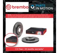 2x Brake Discs Pair Vented fits CITROEN C4 AIRCROSS 1.6D Front 2012 on 294mm Set