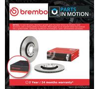 2x Brake Discs Pair Vented fits CITROEN C6 3.0 Rear 05 to 12 302mm Set Brembo