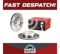 2x Brake Discs Pair Vented fits CITROEN RELAY 3.0D Front 2006 on 280mm Set New