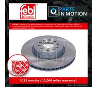 2x Brake Discs Pair Vented fits CUPRA BORN K11 Front 2021 on 330mm Set 1EA615301
