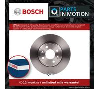 2x Brake Discs Pair Vented fits DACIA JOGGER 1.0 Front 2021 on 258mm Set Bosch