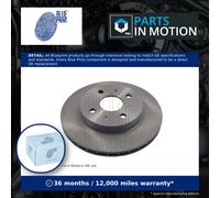 2x Brake Discs Pair Vented Front 246mm ADD64326 Blue Print Set 43512B1110 New