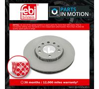 2x Brake Discs Pair Vented Front 285mm 23549 Febi Set 46836491 46844071 51819733