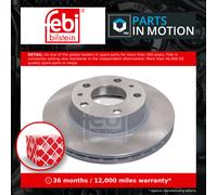 2x Brake Discs Pair Vented fits FIAT DUCATO 230, 244, 250 Front 1994 on 280mm