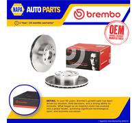 2x Brake Discs Pair Vented fits FIAT DUCATO 250 2.2D Front 2006 on 280mm Set New