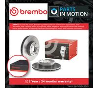 2x Brake Discs Pair Vented fits FIAT DUCATO 250 3.0D Front 2014 on 280mm Set New