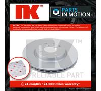 2x Brake Discs Pair Vented fits PEUGEOT BIPPER 1.4 Front 2008 on 257mm Set NK