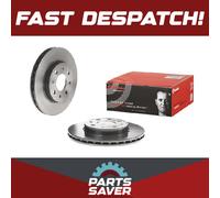 2x Brake Discs Pair Vented fits FIAT PANDA VAN 169 1.2 Front 2004 on 188A4.000